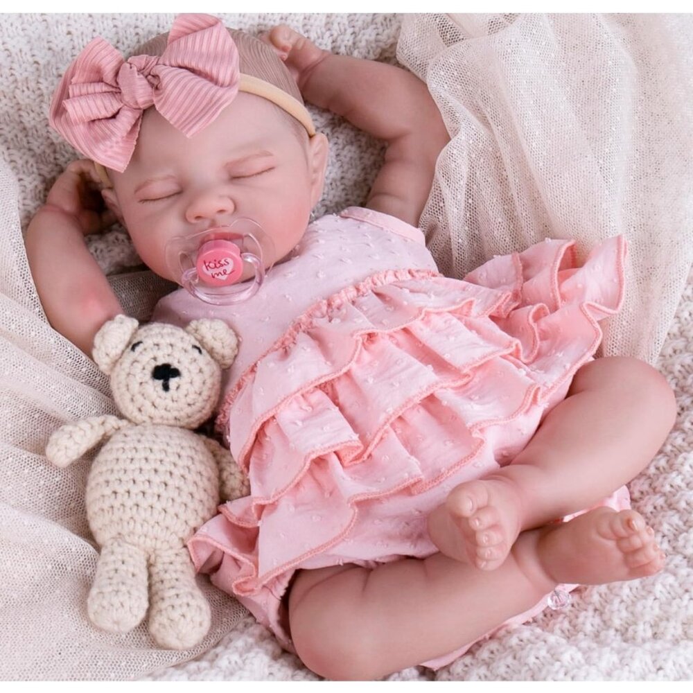 20" Body Reborn Baby Doll Realistic Floppy Newborn Girl Lifelike Poseable